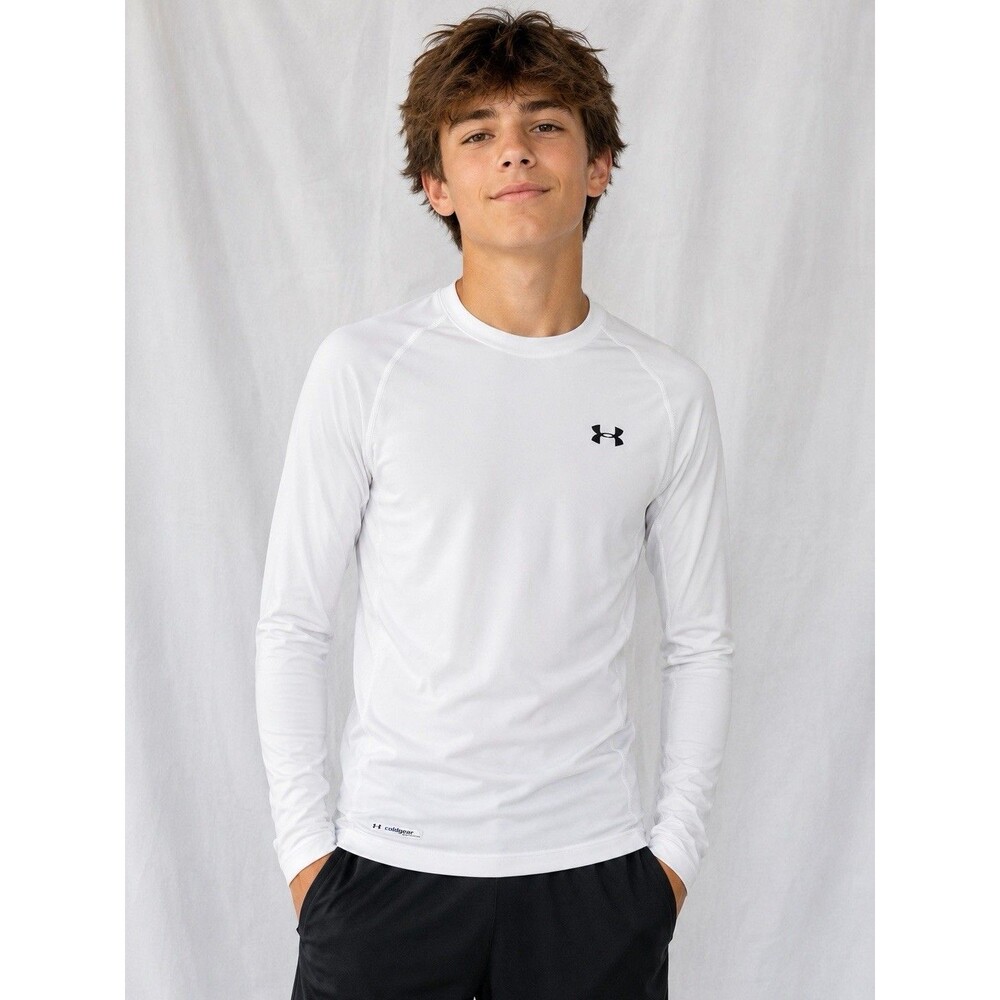 Under Armour ColdGear Fitted Compression Long Sleeve Tee Size Small